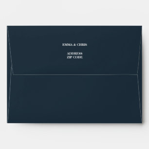Classic Navy blue Envelope