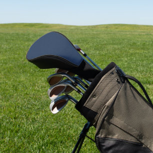 Classic Navy Blue Golf Head Cover for Club Style