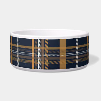Classic Navy Camel Plaid Aesthetic