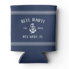Classic Navy Rustic Anchor Personalised Boat Name