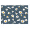 Classic Navy Yellow White Daisy Floral Pattern
