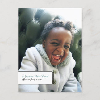 Classic New Year Photo Card