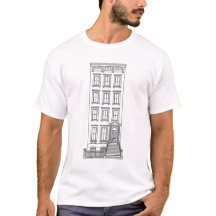 Classic New York Stoop Apartment Drawing