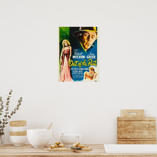 Classic Noir Must-Have: Out of the Past Poster (Kitchen)