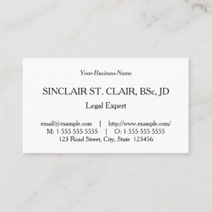 Classic, Nostalgic, and Vintage Look Business Card