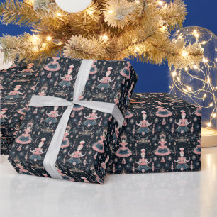Classic Nutcracker Ballet, Pink Mother Ginger Wrapping Paper