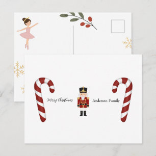 Classic Nutcracker Christmas Postcard