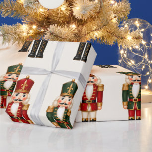 Classic Nutcracker Soldiers Christmas Wrapping Pap Paper