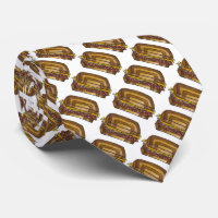Classic NYC Deli Reuben Pastrami Sandwich Food Tie