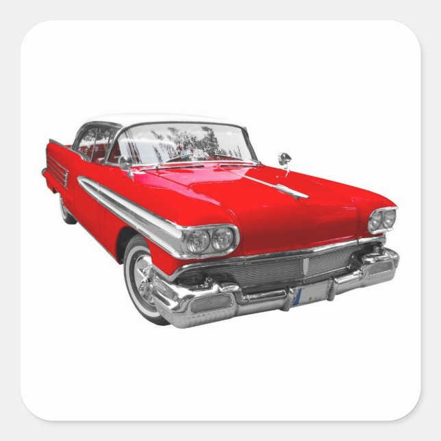 Classic Old Car Sticker Set (Front)