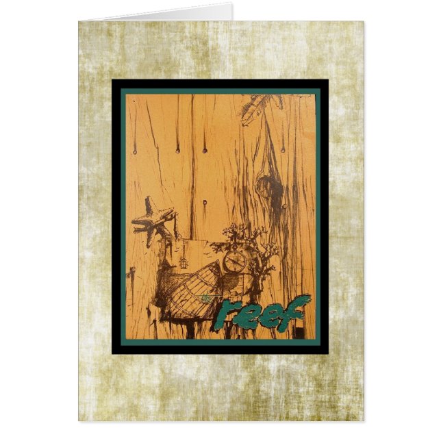 Classic old mid-century Tiki menu! (Front)