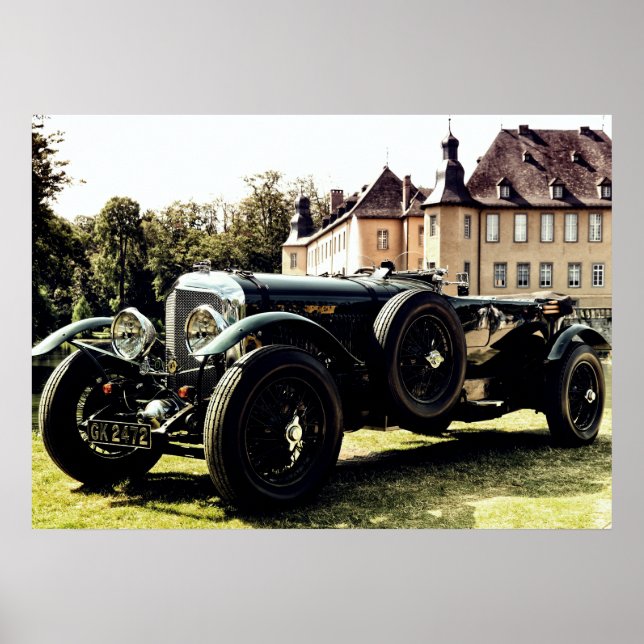 Classic Old Time Car Poster (Front)
