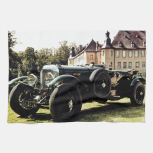Classic Old Time Car Tea Towel