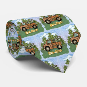Classic Old Tow Truck Tie