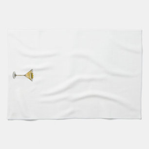 Classic Olive Martini Kitchen Towel