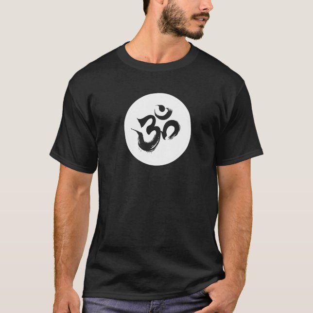 Classic OM Yoga Meditation Symbol   T-Shirt (Front)