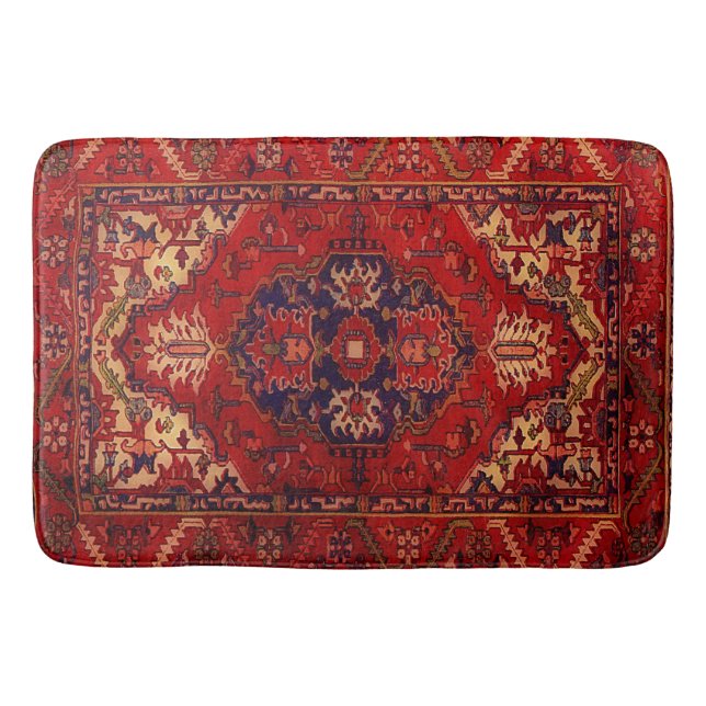 Classic Oriental rug design -   warm colours (Front)