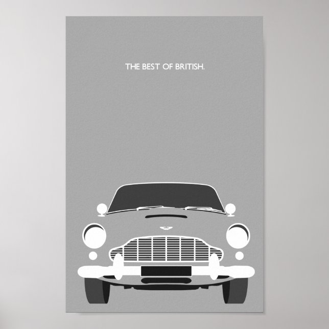 Classic Original DB5 sports car Poster (Front)