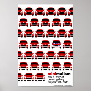 Classic Original Mini Car minimalist art Poster