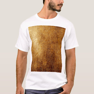 Classic Ornate Gold Metal Plate T-Shirt