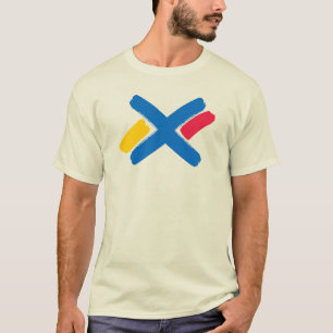 Classic Paint Letter X Monogram T-Shirt