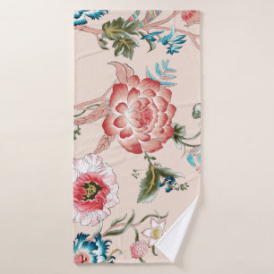 Classic paisley and fine lace pattern, Persian pat Bath Towel