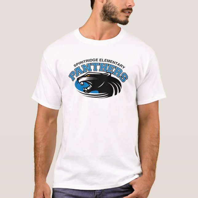 Classic Panther Mens Tee (White) (Front)