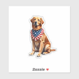 Classic Patriotic Golden Retriever Vintage Shirt 2