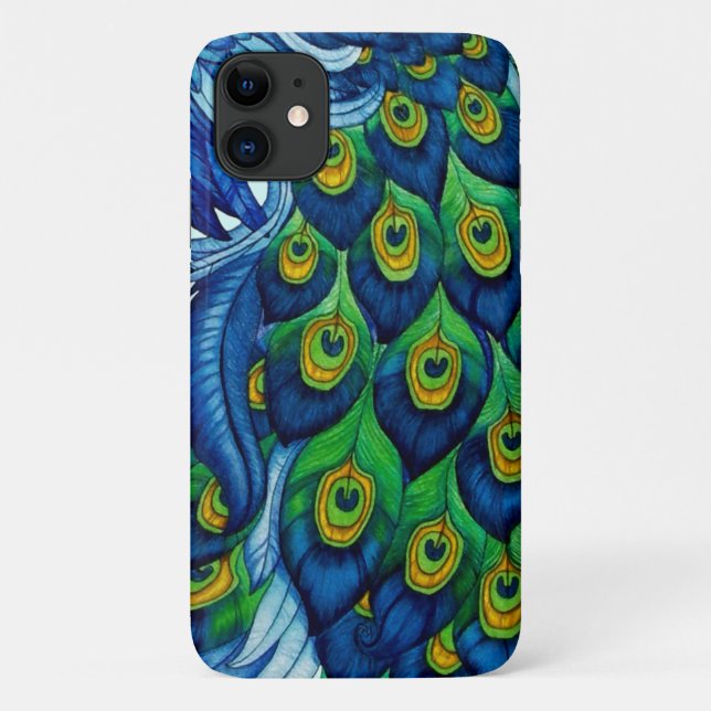 Classic Peacock Design  Case-Mate iPhone Case (Back)