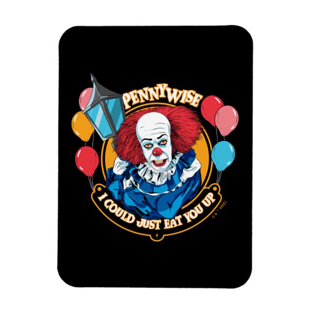 Classic Pennywise - I Could Just Eat You Up Magnet (Vertical)