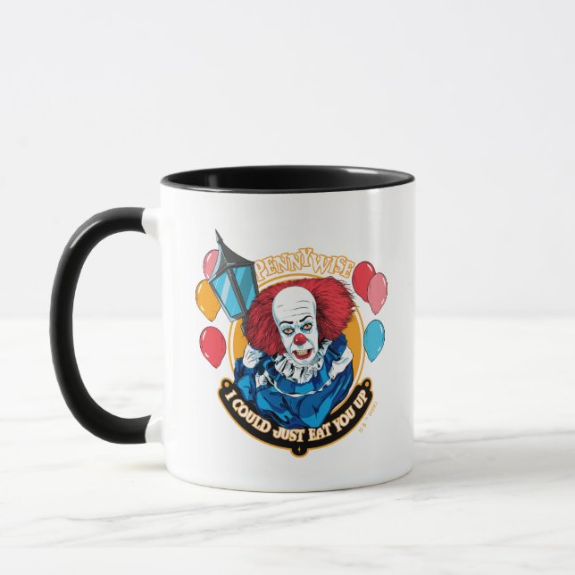 Classic Pennywise - I Could Just Eat You Up Mug (Left)