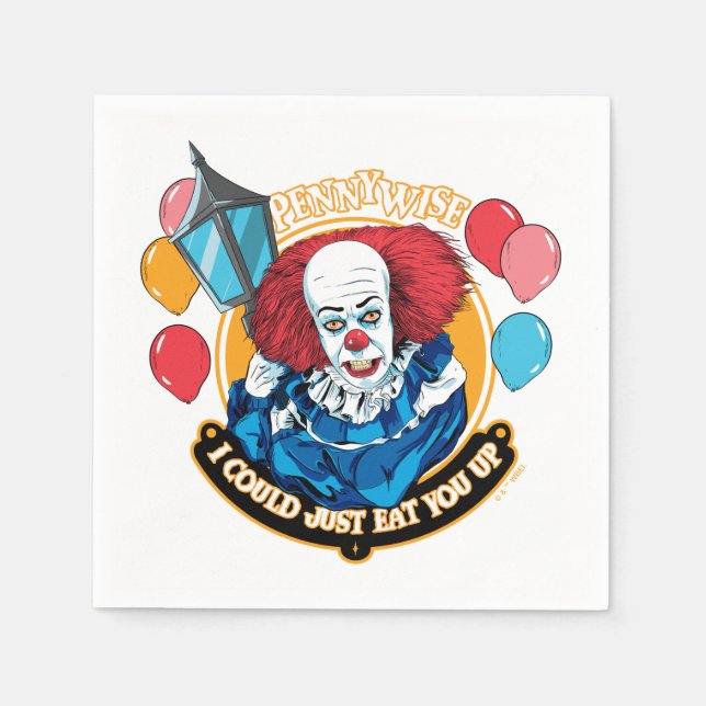 Classic Pennywise - I Could Just Eat You Up Napkin (Front)