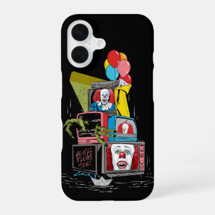 Classic Pennywise TV Stack - You'll Float Too iPhone 16 Case