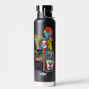 Classic Pennywise TV Stack - You'll Float Too Water Bottle