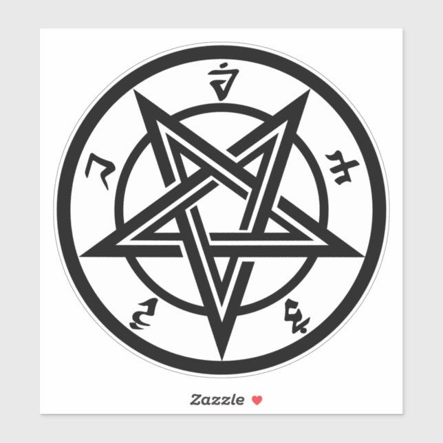 Classic pentagram symbol (Sheet)