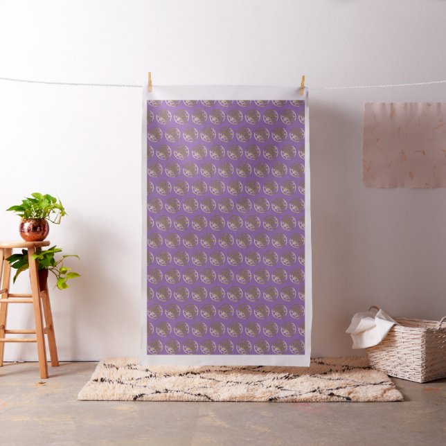 Classic pentagram symbol fabric (In Situ)