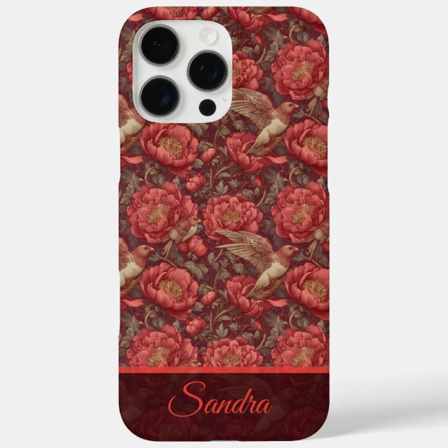 Classic Peonies Iphone Case For Birthday Gift (Back)