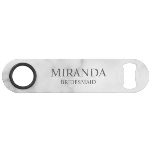 Classic Personalised Bridesmaid Name