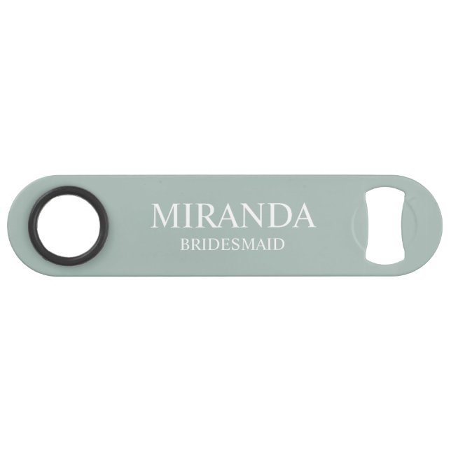 Classic Personalised Bridesmaid Name (Front (Horizontal))
