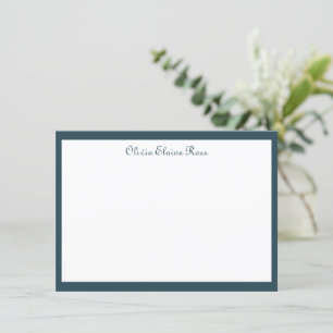 Classic Personalised Dark Blue Invitation