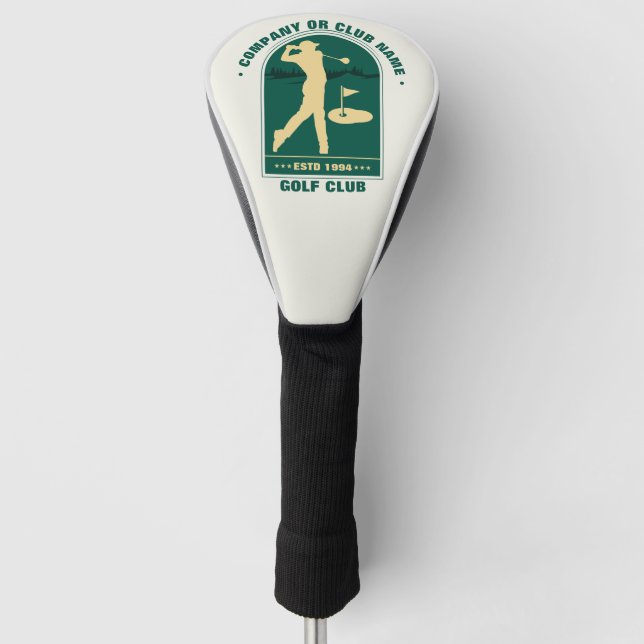 Classic Personalised Golf Club Company Golf Head Cover (Front)