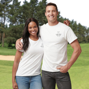 Classic Personalised Golf Club Name T-Shirt