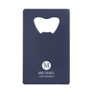 Classic Personalised Groomsmen Monogram and Name