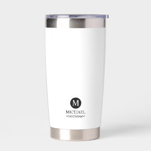 Classic Personalised Groomsmen Monogram and Name Insulated Tumbler