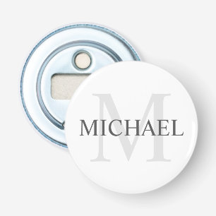 Classic Personalised Monogram and Name Bottle Opener