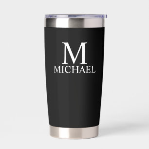 Classic Personalised Monogram and Name Insulated Tumbler