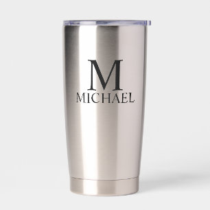 Classic Personalised Monogram and Name Insulated Tumbler