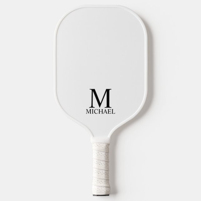 Classic Personalised Monogram and Name Pickleball  Paddle (Front)