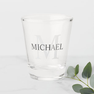 Classic Personalised Monogram and Name Shot Glass