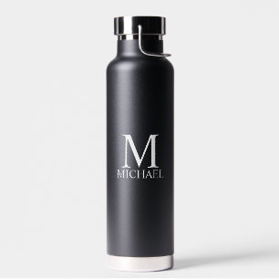 Classic Personalised Monogram and Name Water Bottle